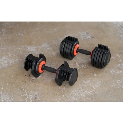 Zestaw hantli systemowych ze stojakiem 2 x 25 kg HAMMER STRONGLOCK 4.0