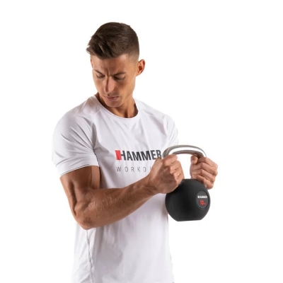 Kettlebell gumowany HAMMER PREMIUM 6 kg