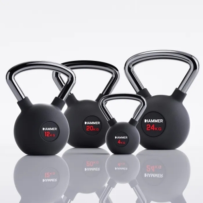 Kettlebell gumowany HAMMER PREMIUM 6 kg